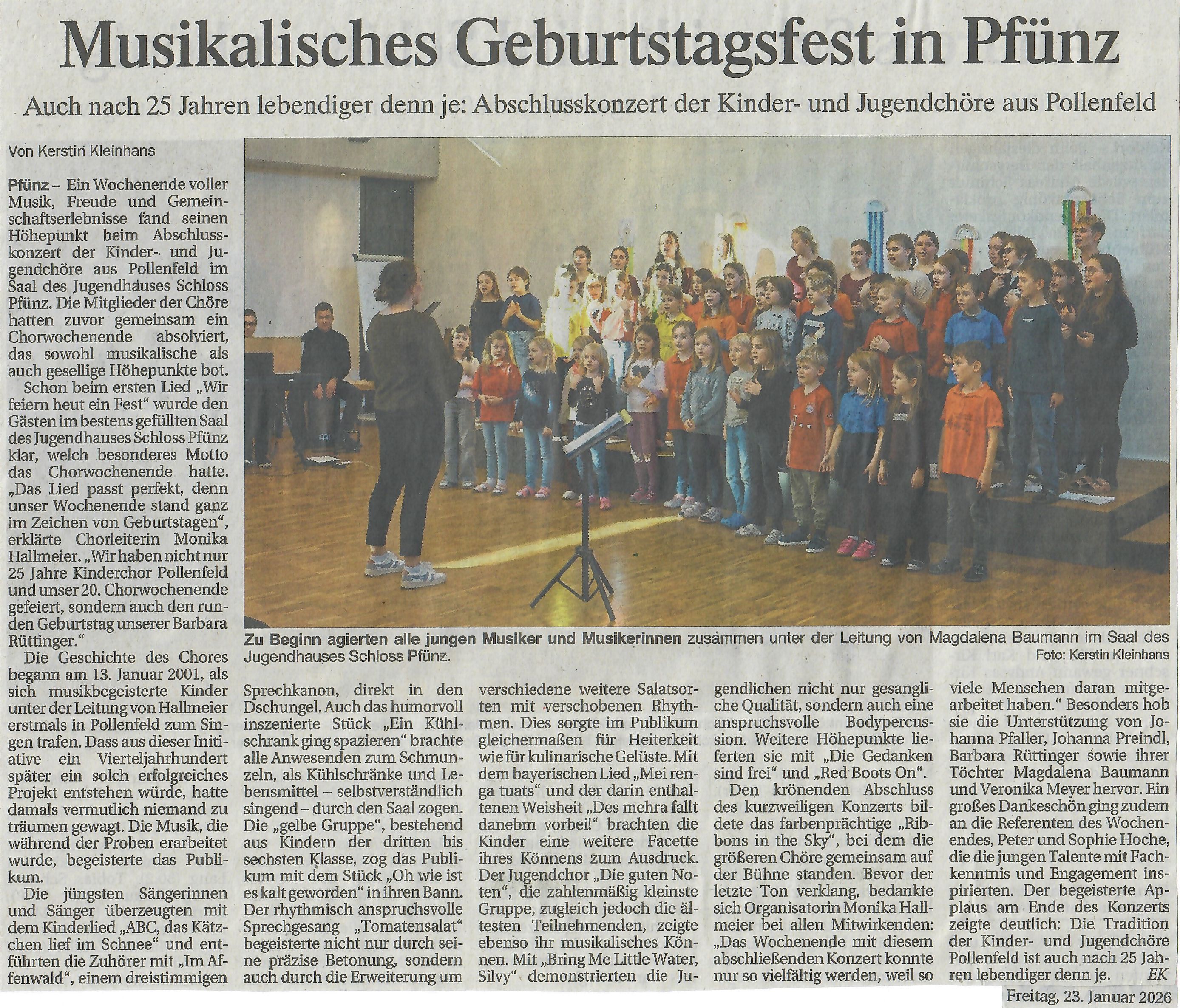 Probenwochenende in Pfünz 2026